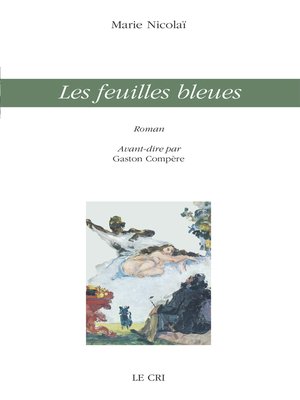 cover image of Les feuilles bleues